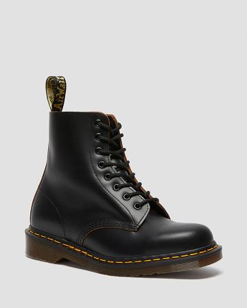 Botas con Cordones Dr Martens 1460 Vintage Made in England Hombre Negros | MX 26DFM